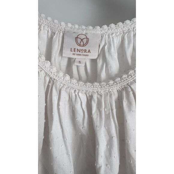 Lenora Ruthie White Cotton Dress Nightgown Nightie Size S - Picture 5 of 5